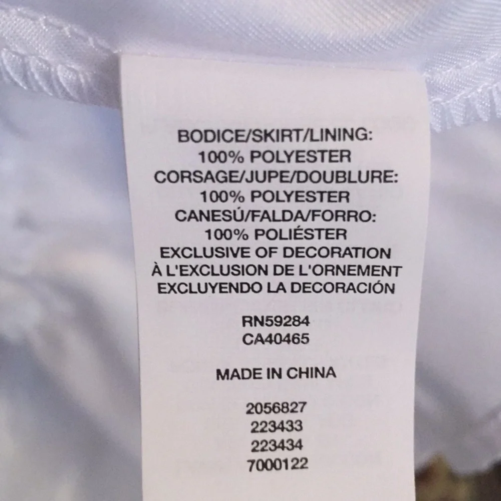 Children’s Place white special occasion dress 6X